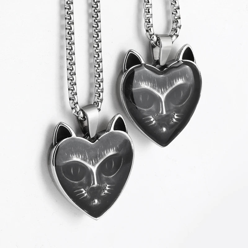 Ailurophile Lovers Of Cats Pendant - Chrome Cult