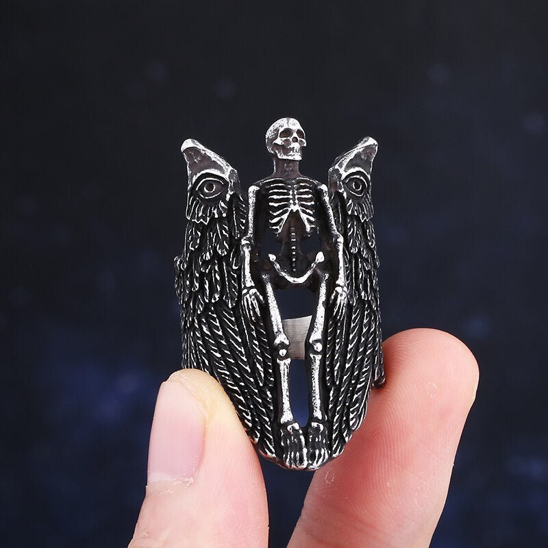 Angel of Death Ring - Chrome Cult