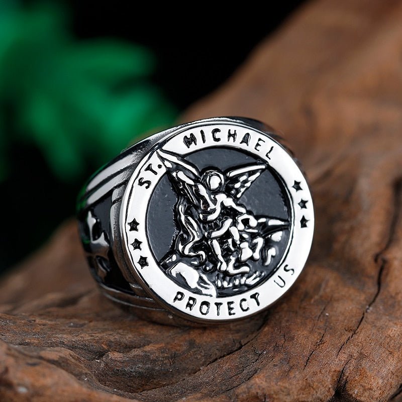 Archangel St. Michael Protect Us Ring