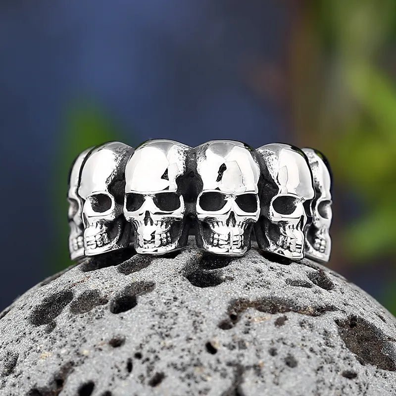 Army Of The Dead Skull Ring - Chrome Cult