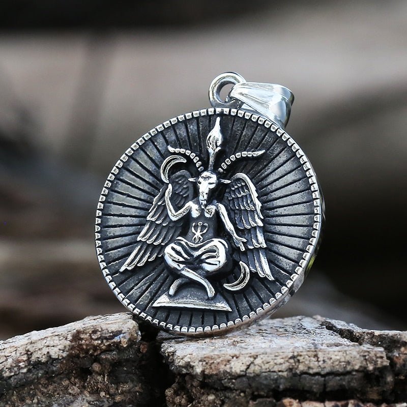 Baphomet Goat Leviathan Cross Pendant