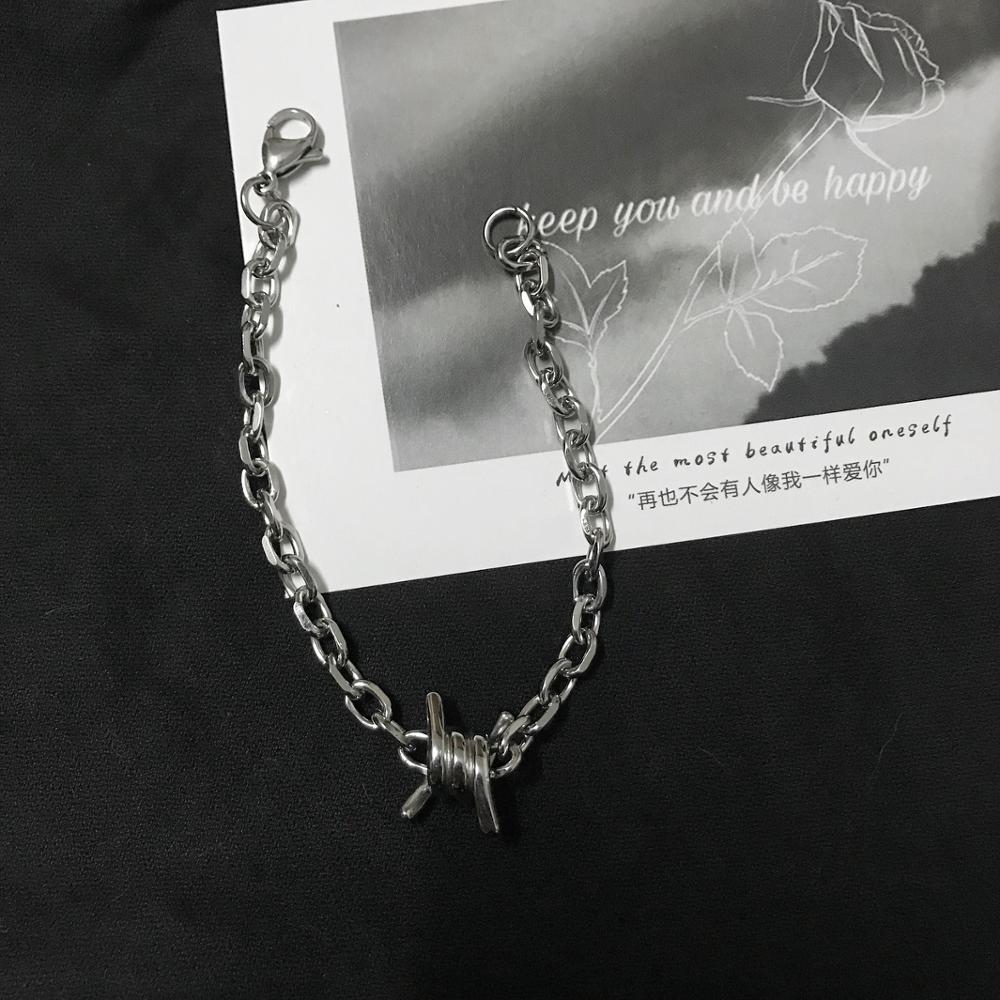 Barbed Wire Cable Bracelet