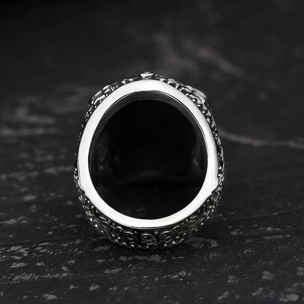 Calavera Skull Ring - Chrome Cult