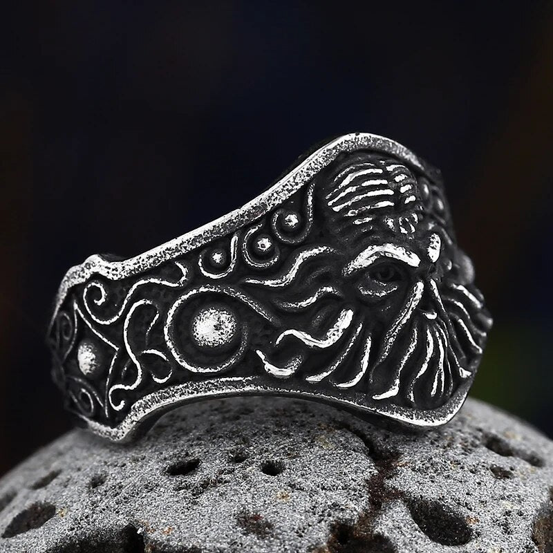 Calypso's Betrayal Octopus Ring - Chrome Cult
