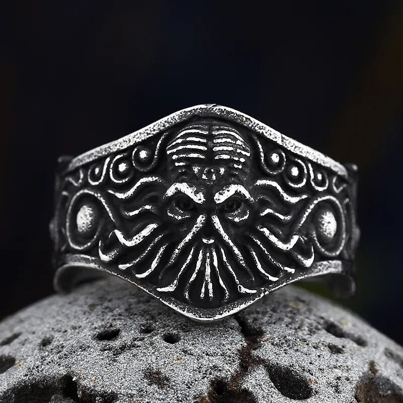 Calypso's Betrayal Octopus Ring - Chrome Cult
