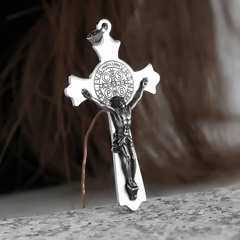 Christ The King Jesus Pendant - Chrome Cult