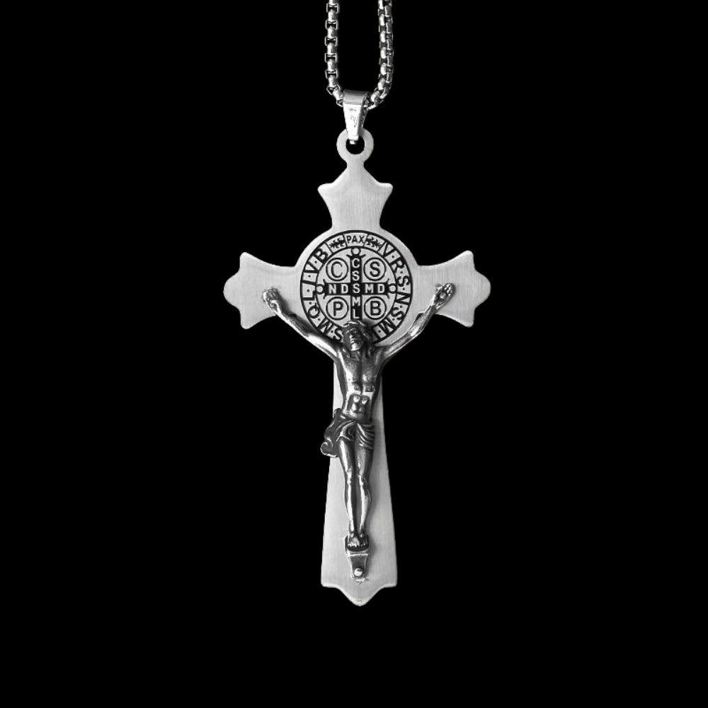 Christ The King Jesus Pendant - Chrome Cult
