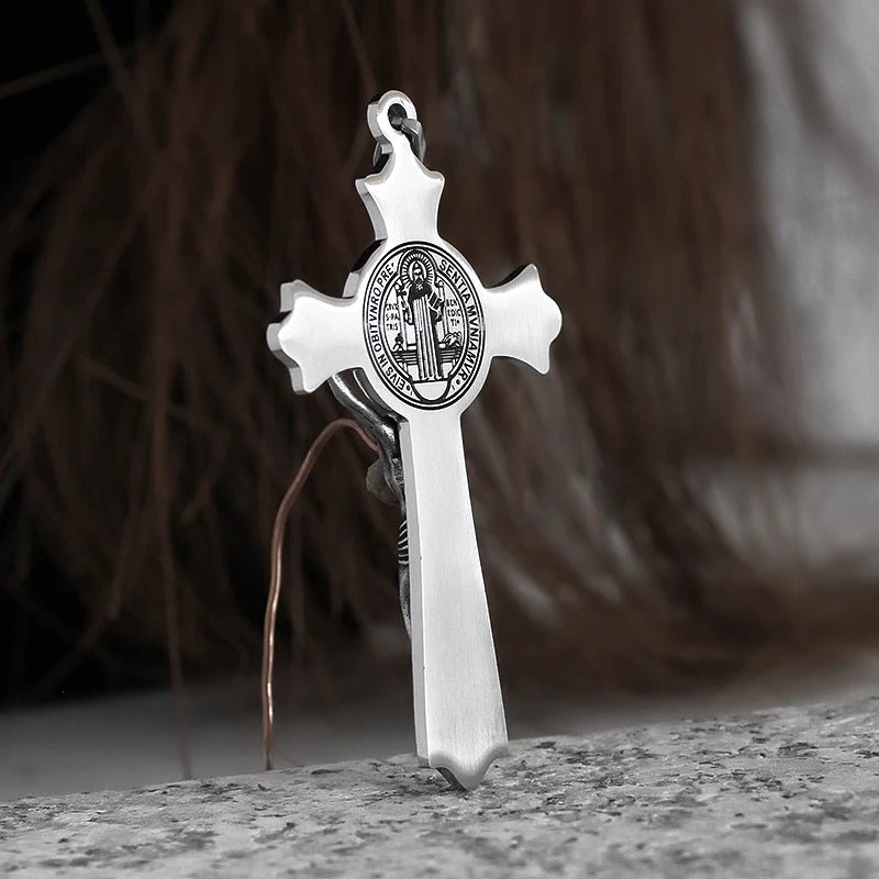 Christ The King Jesus Pendant - Chrome Cult