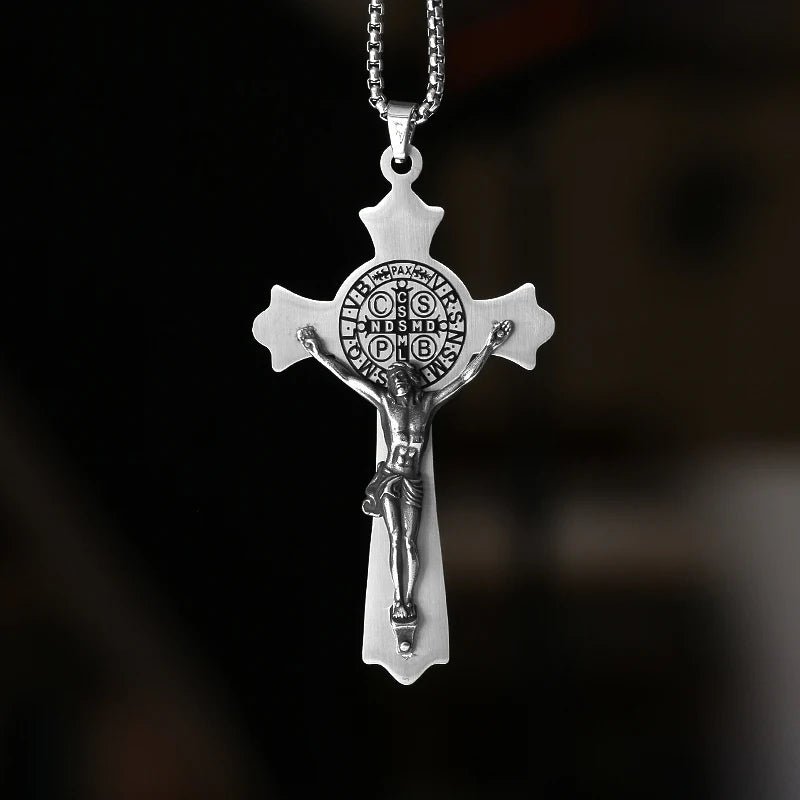 Christ The King Jesus Pendant - Chrome Cult