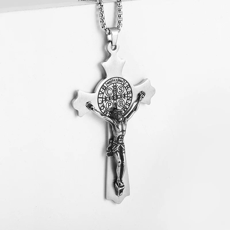 Christ The King Jesus Pendant - Chrome Cult