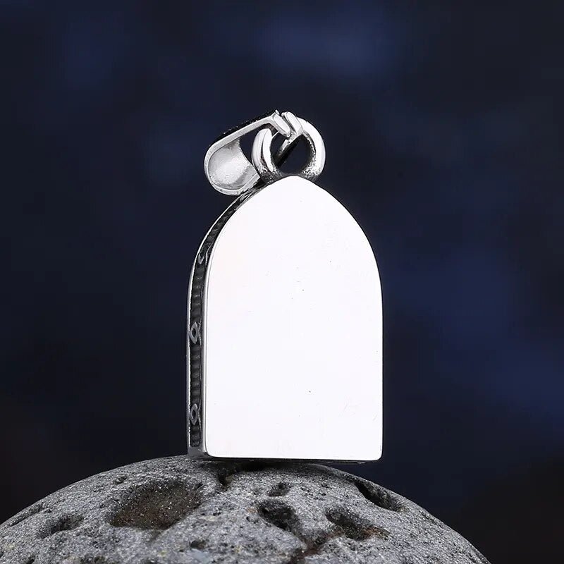 Clear Casket Skull Pendant - Chrome Cult