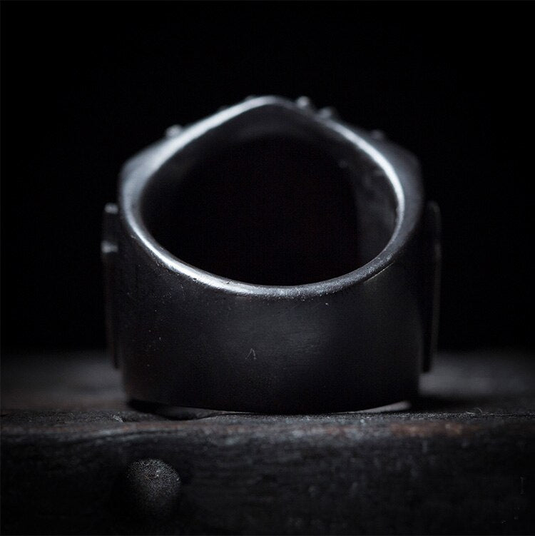 Cloaked Cult Cross Ring