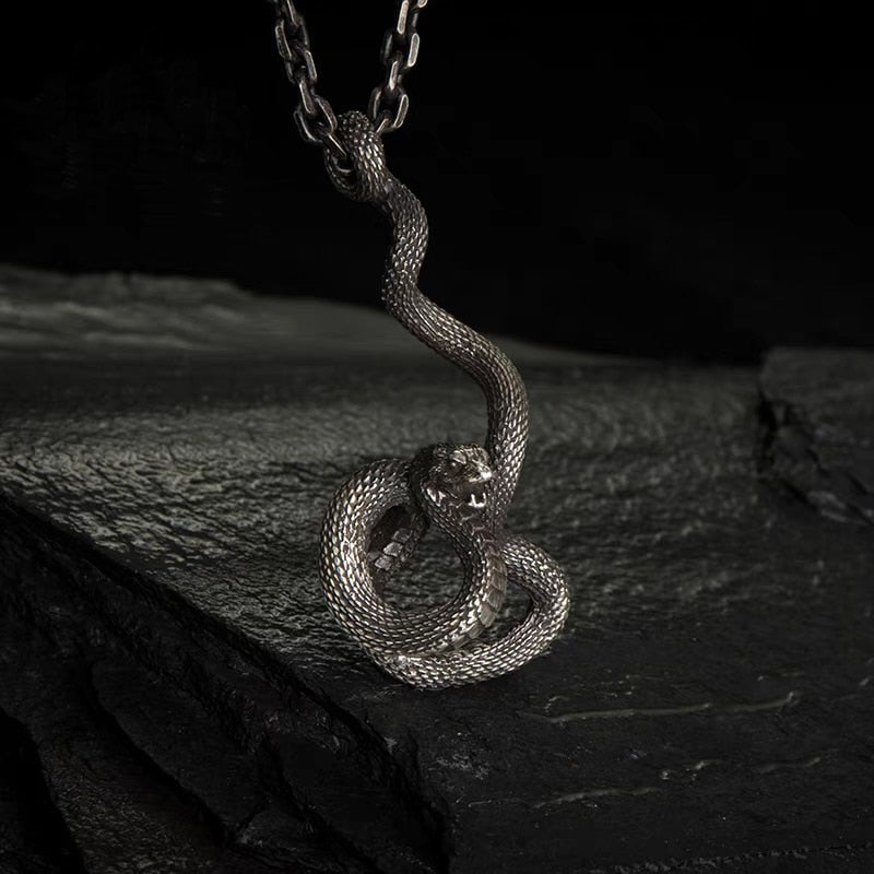 Coiled Snake Pendant