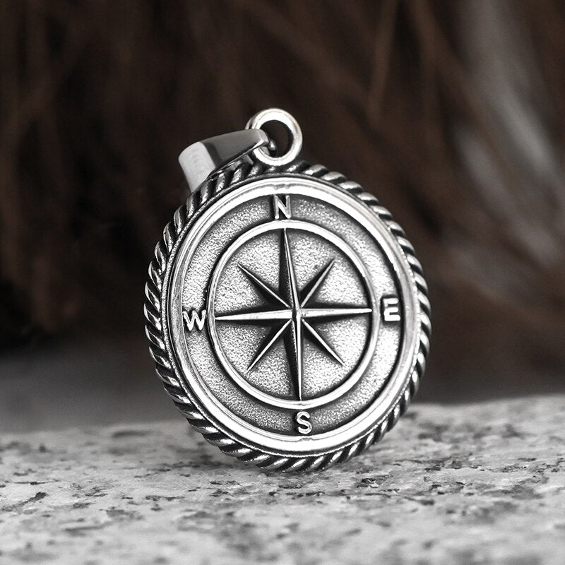 Compass Anchor Pendant