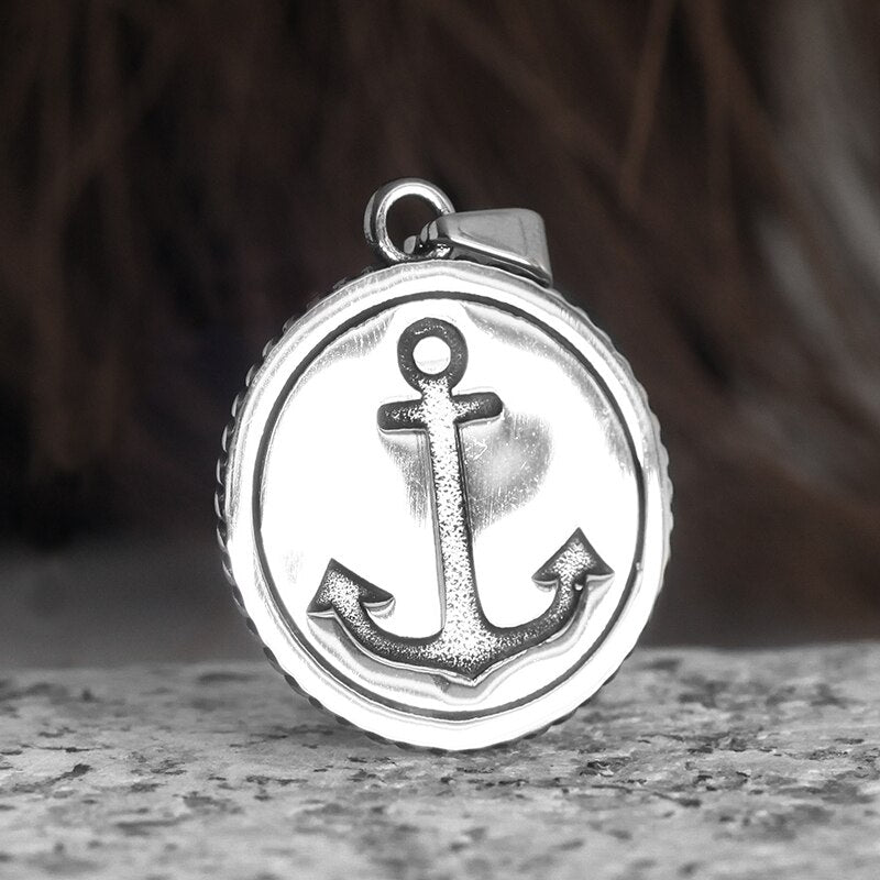 Compass Anchor Pendant