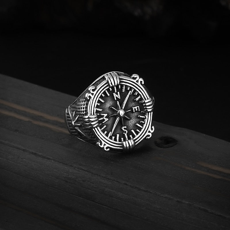 Compass Wheel Ring