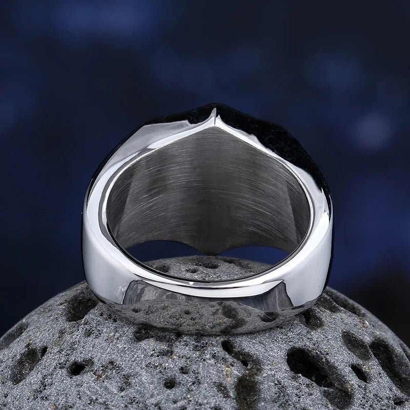 Cross Of Steel Ring - Chrome Cult