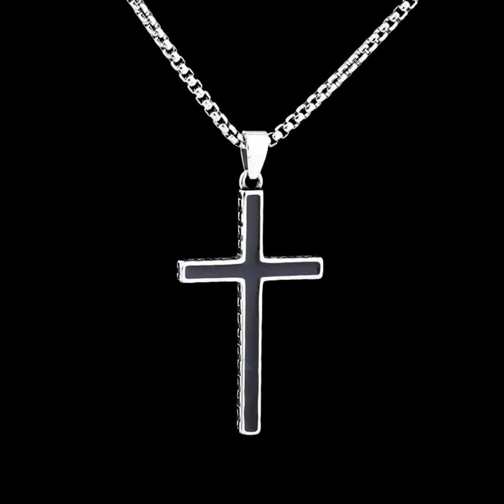 Cross Of The Vampire Slayer Pendant - Chrome Cult