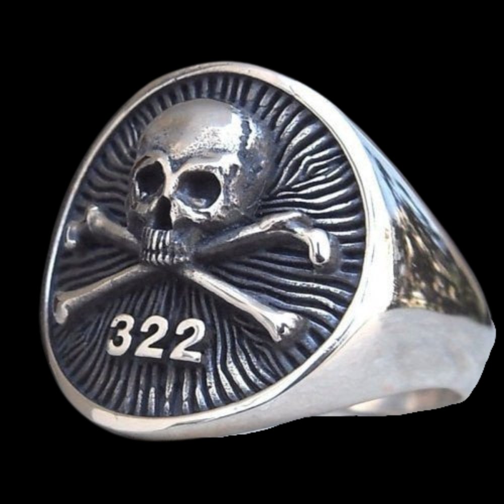 Crossbones 322 Skull Ring - Chrome Cult