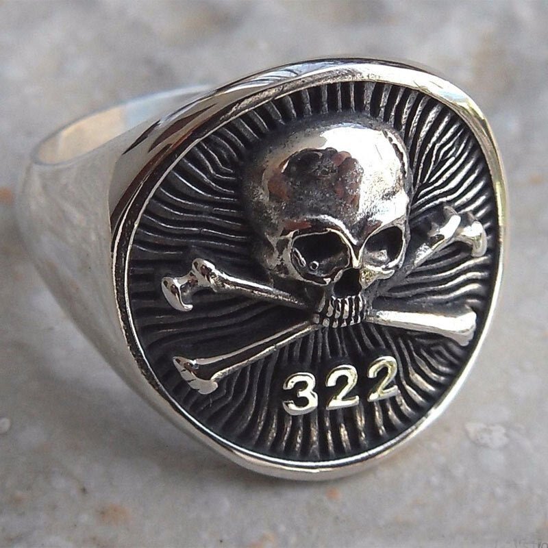 新品Subculture/SC JEWELRY CROSSBONES RING Crossbones 322 Skull Ring | Stainless Steel Gothic Jewelry