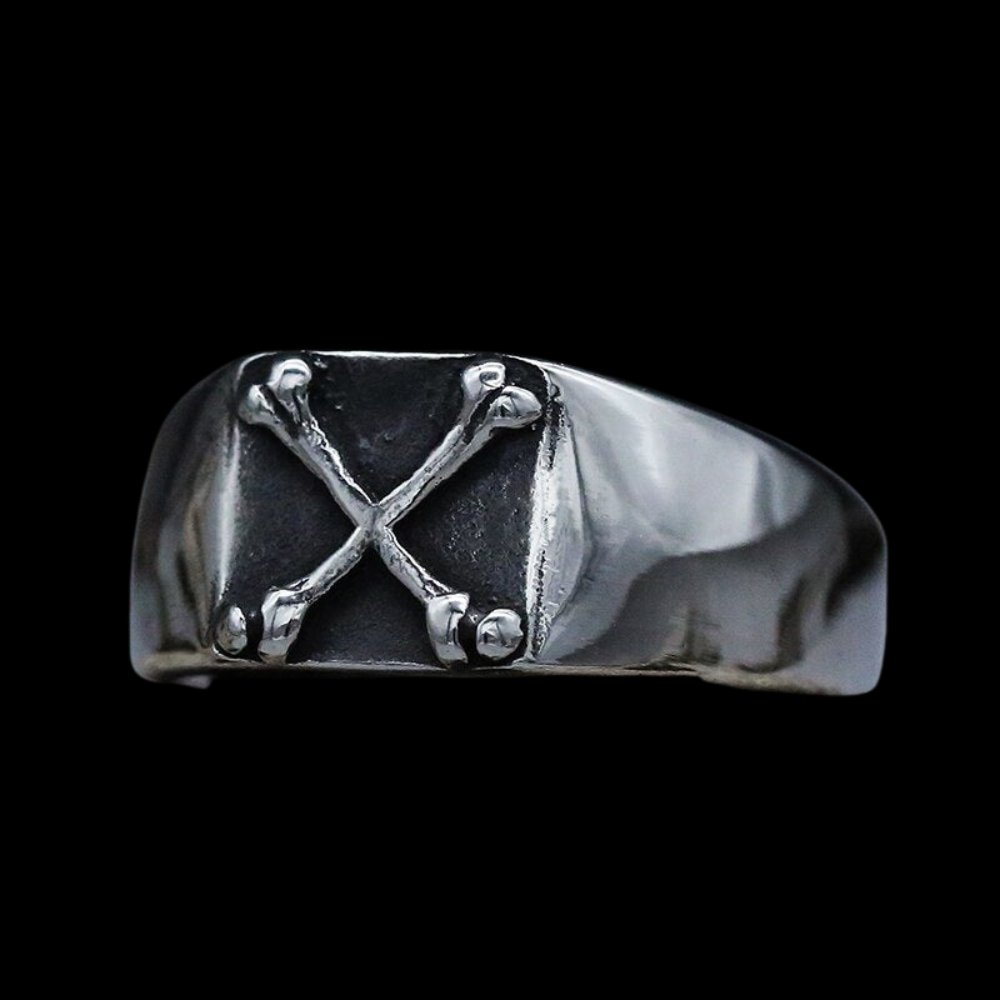Crossbones Ring - Chrome Cult