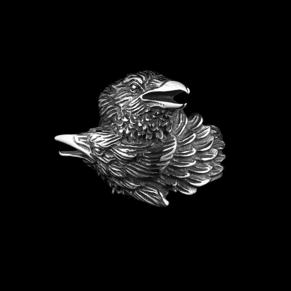 Crow Of Maleficent Ring - Chrome Cult