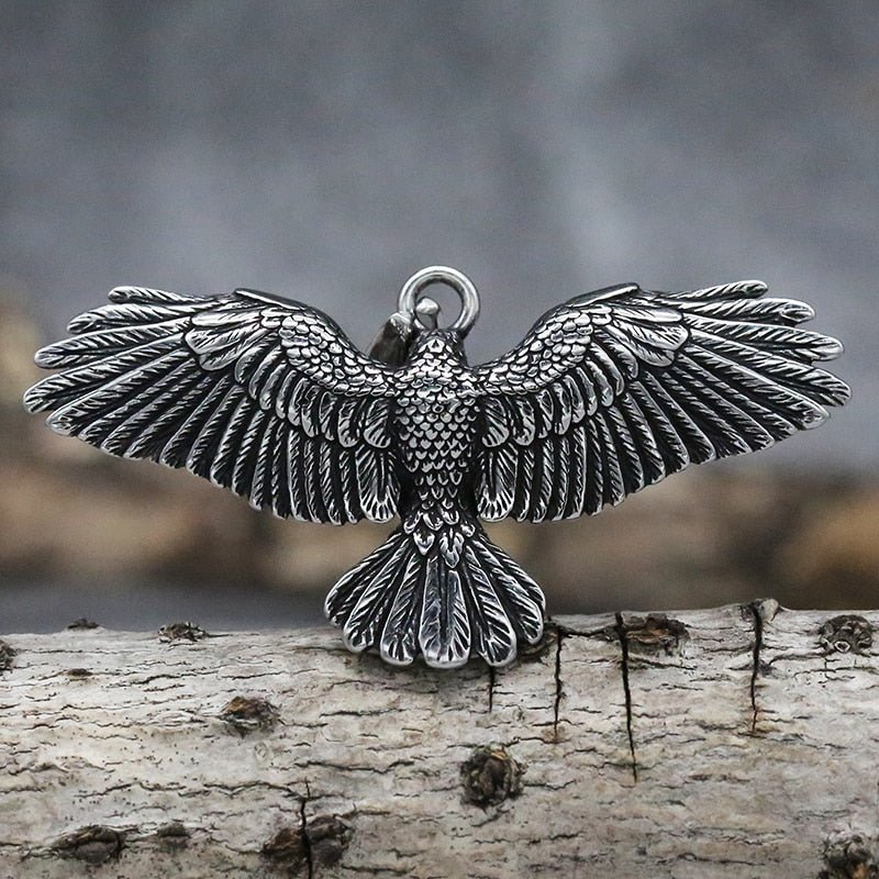 Crow Skull Head Pendant