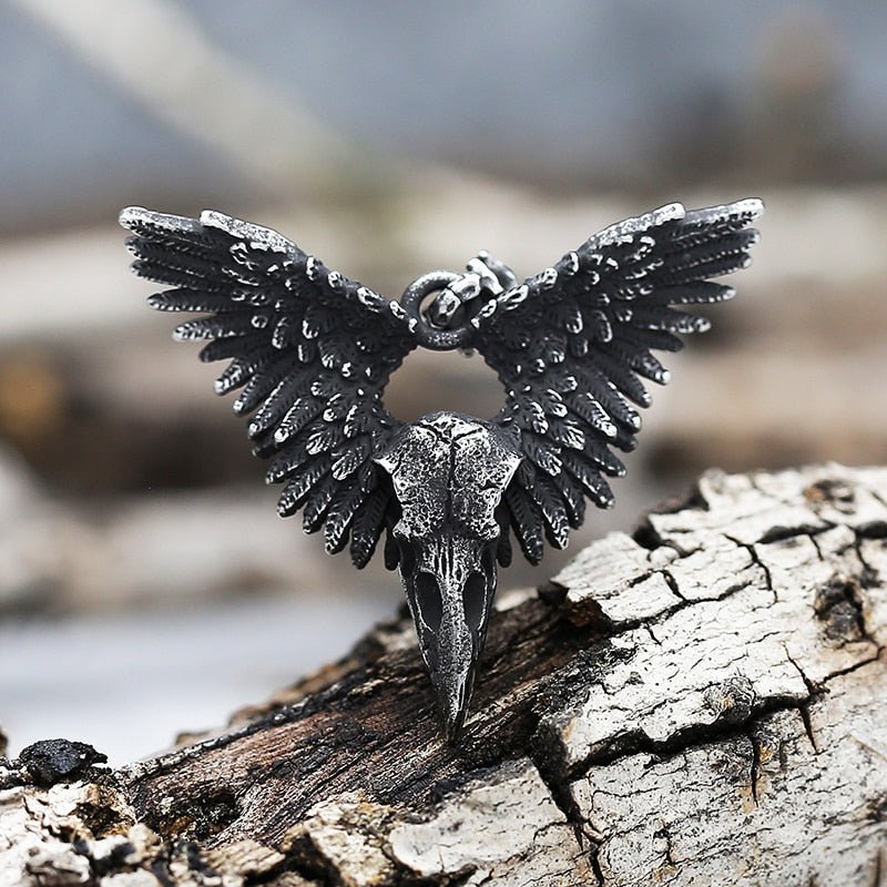 Crow Witcher Skull Pendant