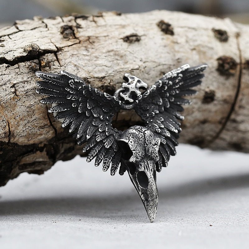 Crow Witcher Skull Pendant