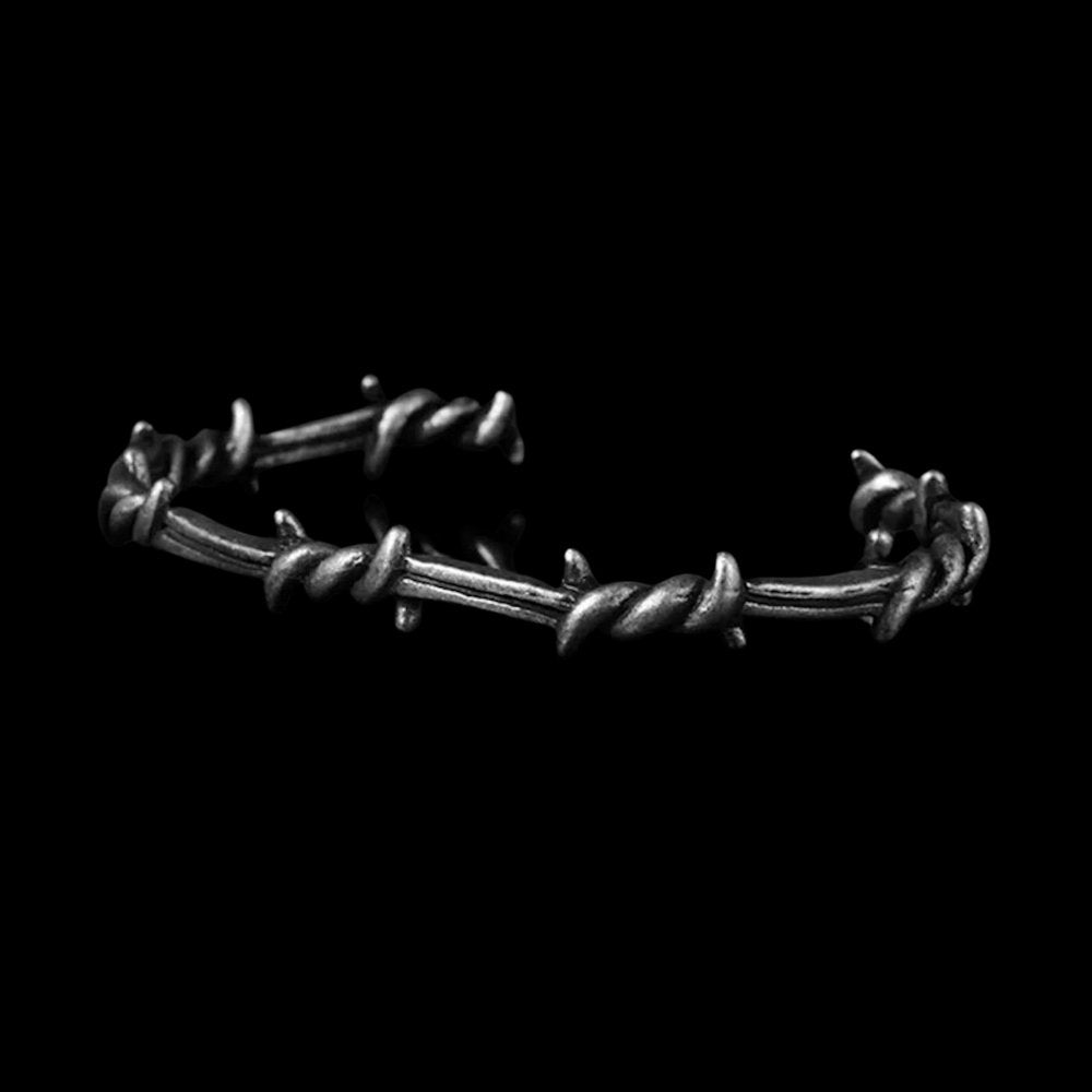 Crown Of Barbed Wire Ring - Chrome Cult