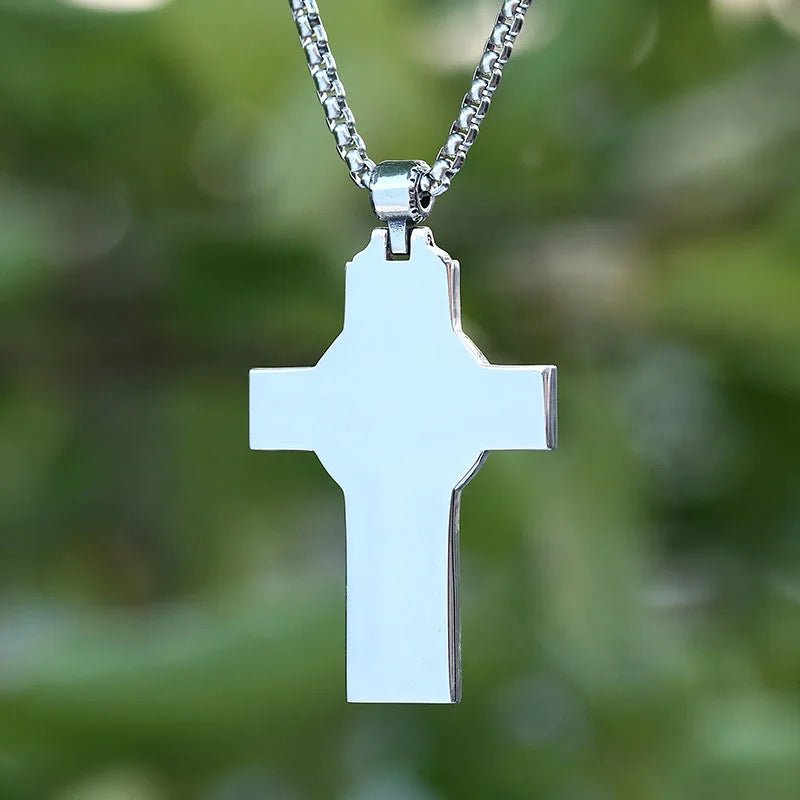 Crucifixion Of Jesus Christ Cross Pendant - Chrome Cult