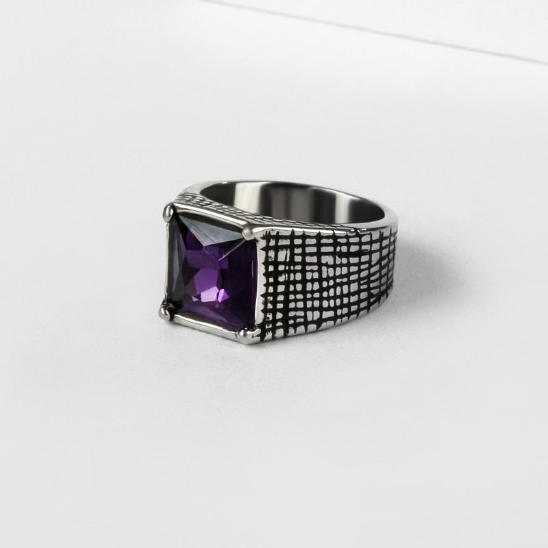 Crystal Signet Ring