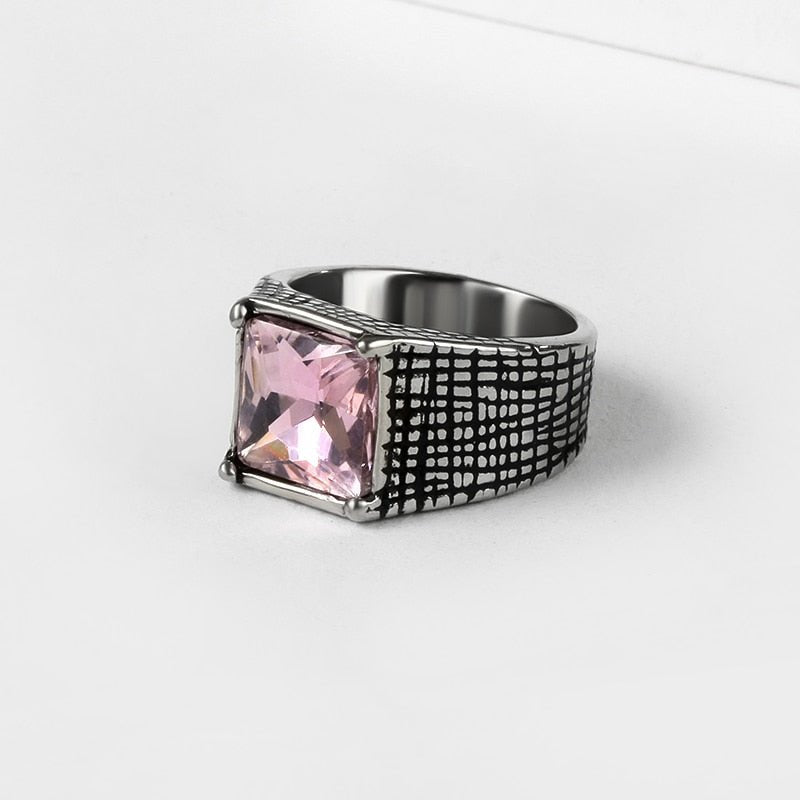 Crystal Signet Ring