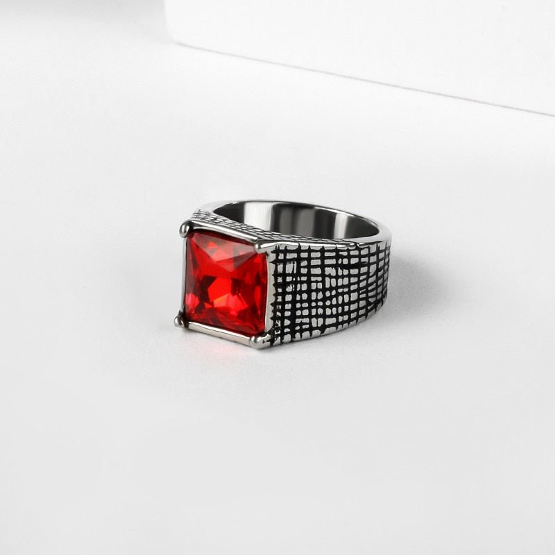 Crystal Signet Ring