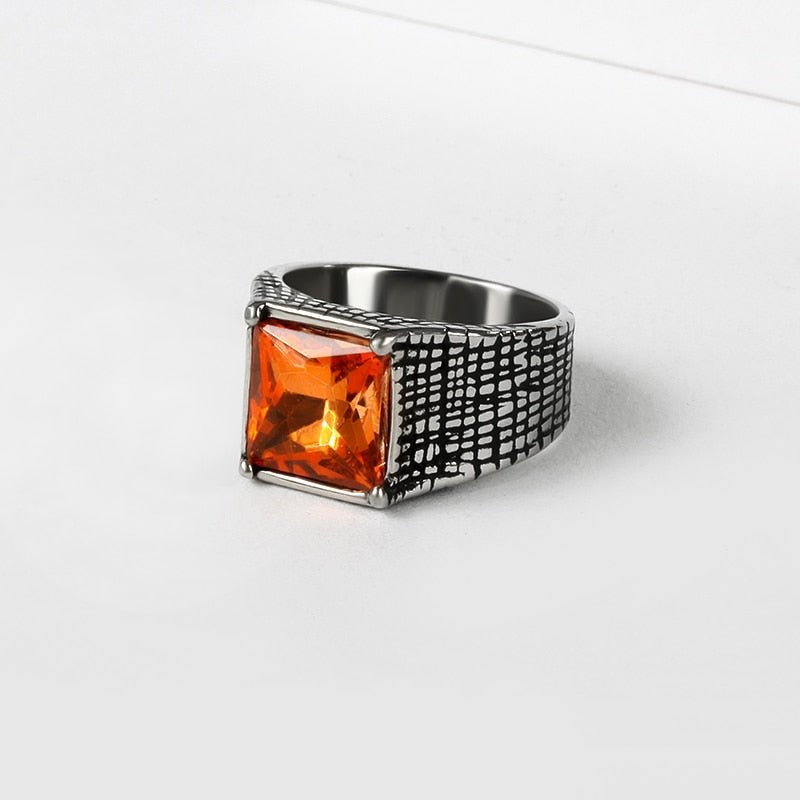 Crystal Signet Ring