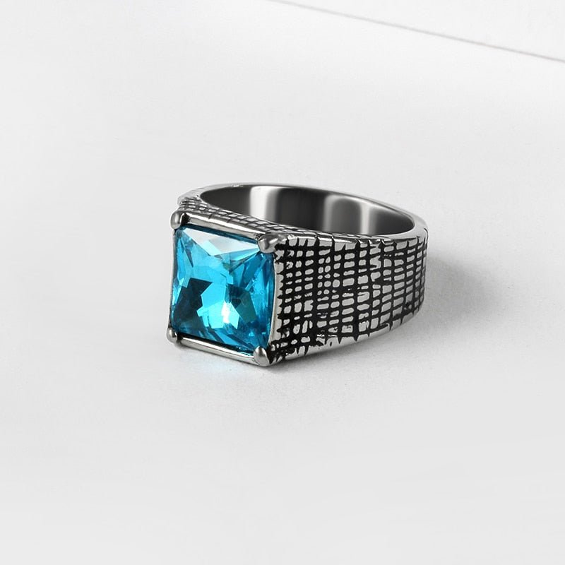 Crystal Signet Ring