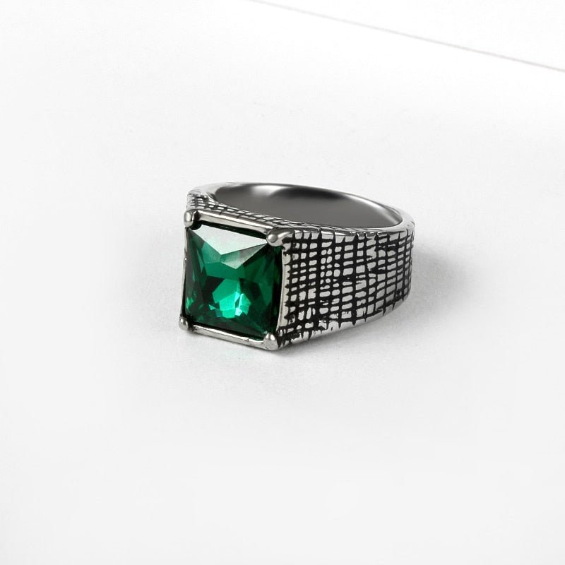 Crystal Signet Ring
