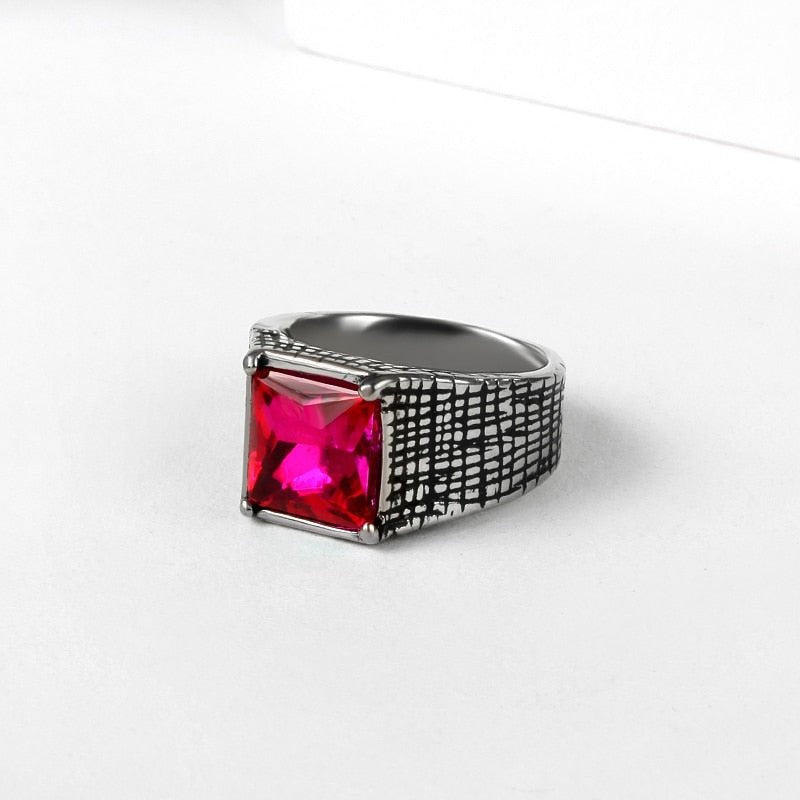 Crystal Signet Ring