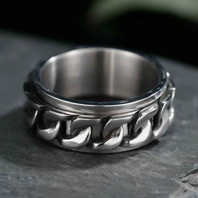 Curb Flat Chain Ring - Chrome Cult