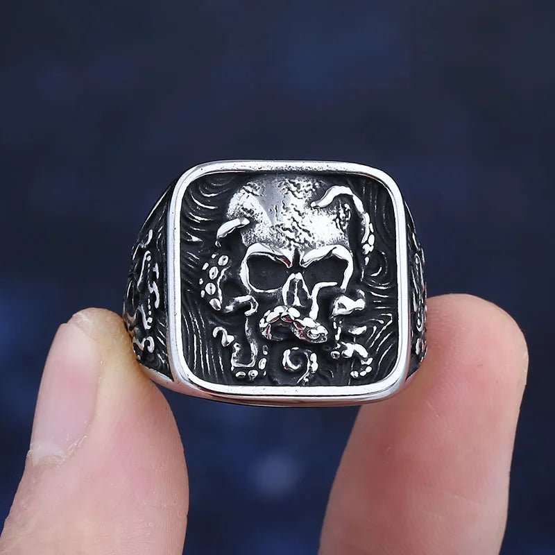 Curse Of Davy Jones Ring - Chrome Cult