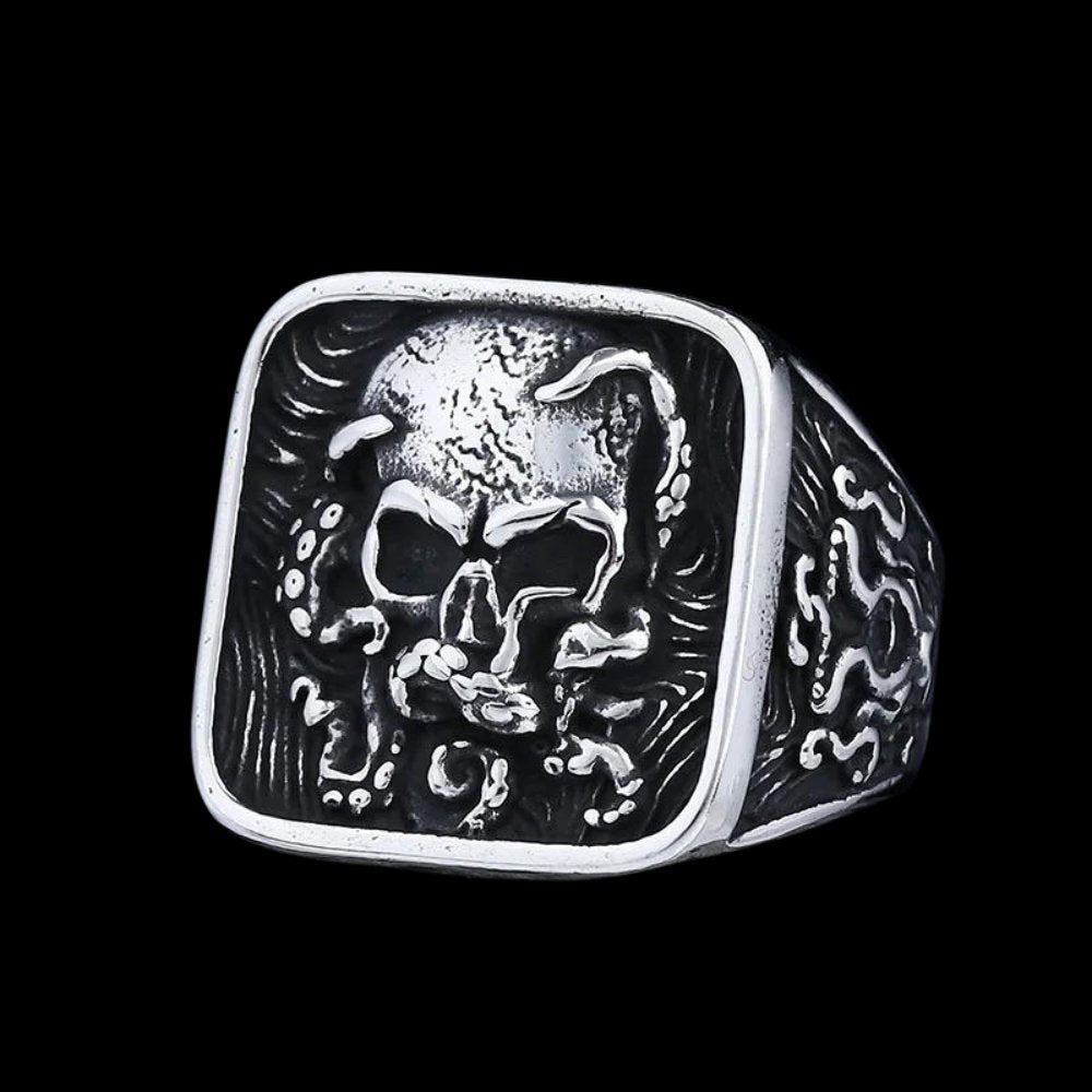 Curse Of Davy Jones Ring - Chrome Cult