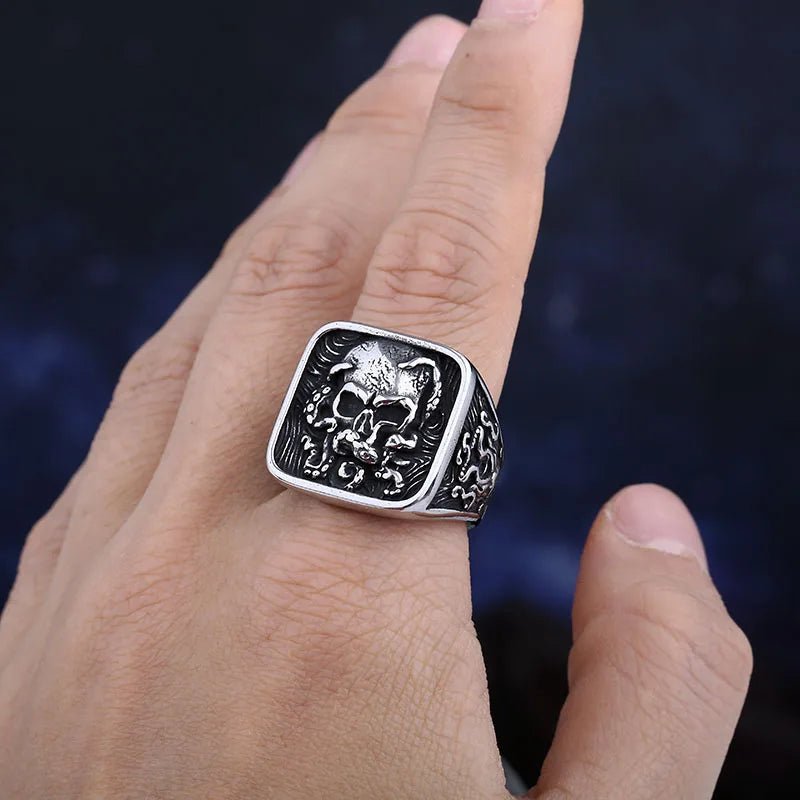 Curse Of Davy Jones Ring - Chrome Cult