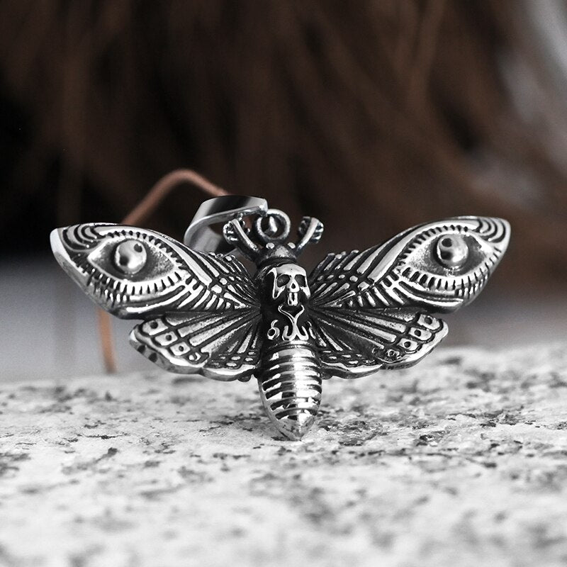 Death Head Hawkmoth Skull Pendant