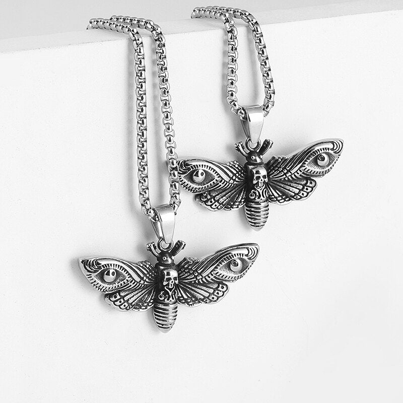 Death Head Hawkmoth Skull Pendant