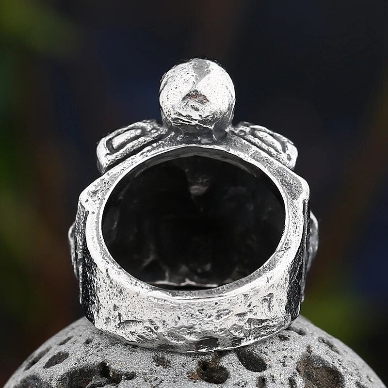 Deaths Motorcycle Club Skull Pendant - Chrome Cult