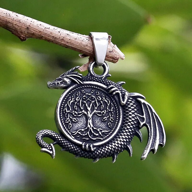 Dracaena Dragon Pendant - Chrome Cult