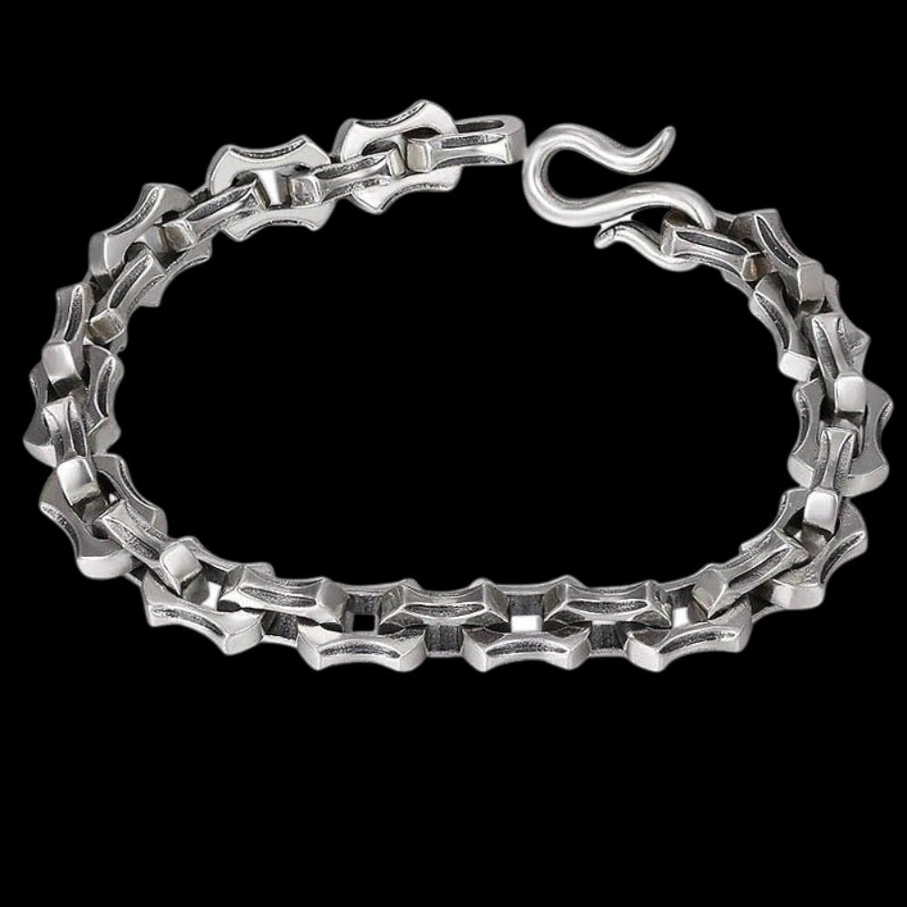 Dragon Bone Bracelet x Sterling Silver - Chrome Cult