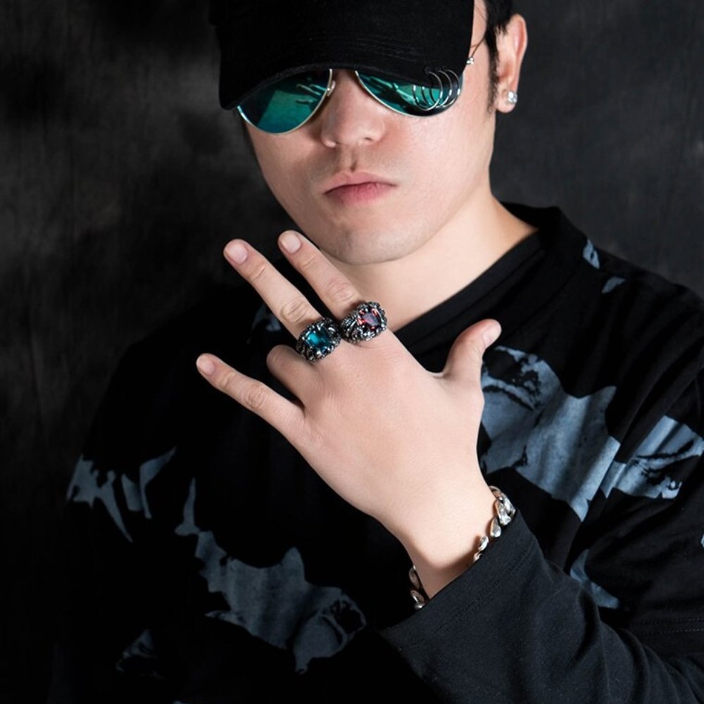 Dragon Claw Crystal Ring