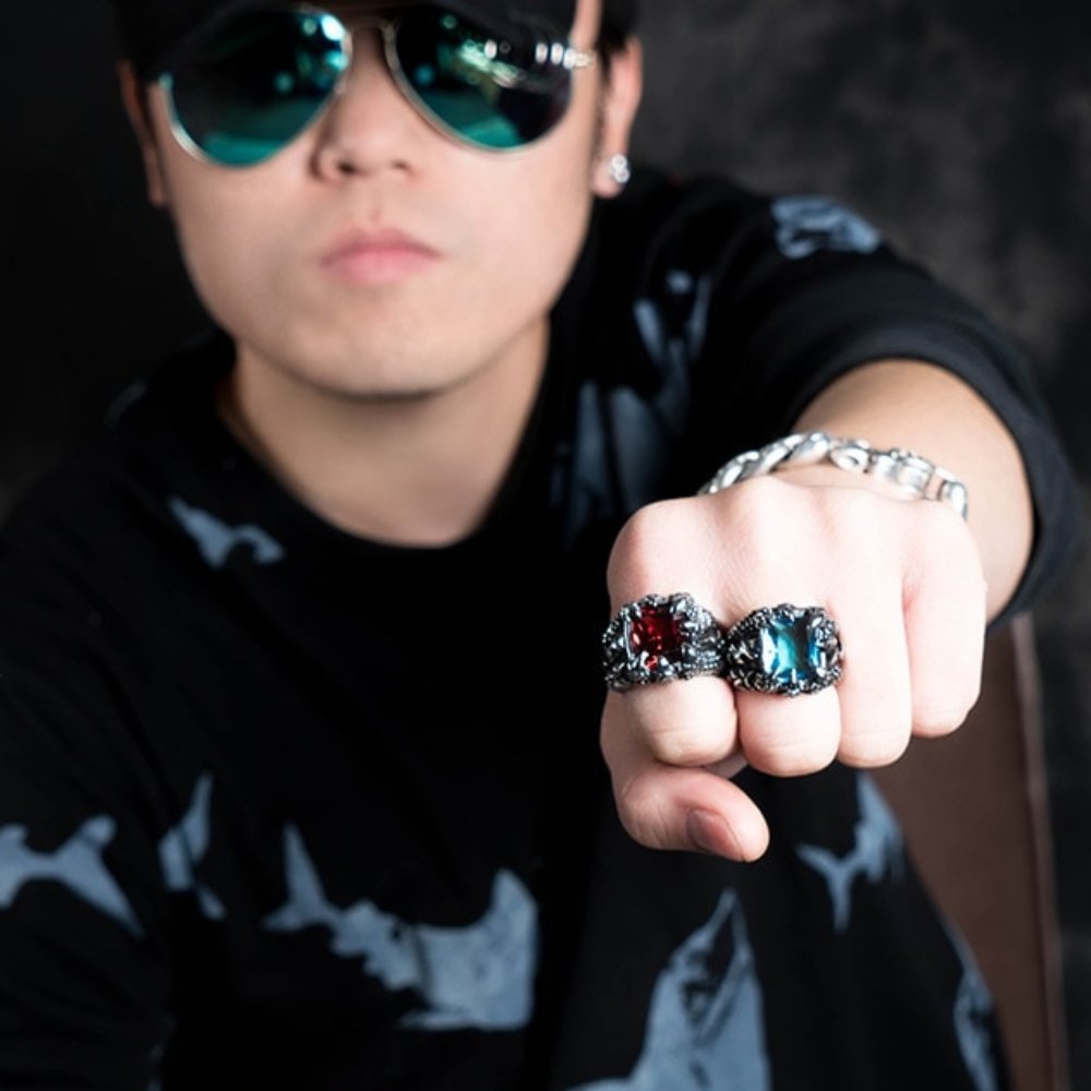 Dragon Claw Crystal Ring