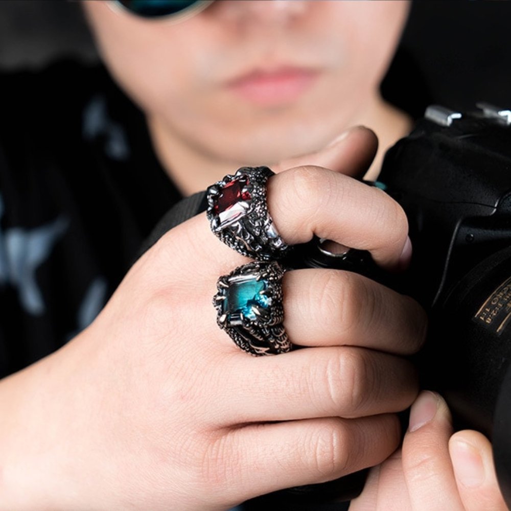 Dragon Claw Crystal Ring